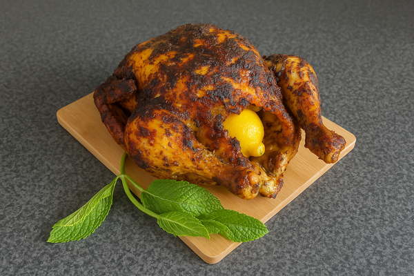 Recipe: Moroccan Roast Chicken with Cumin Roasted New Potatoes